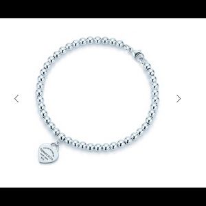 Tiffany & Co Heart Bead Bracelet